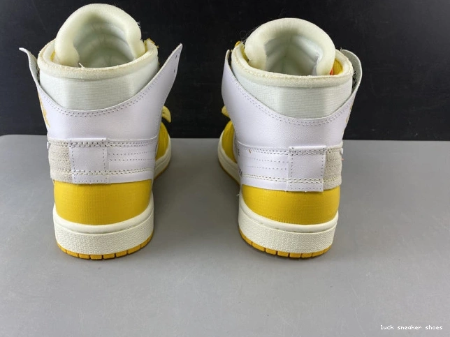 Reps LUCY NRG Off-White Dark Jordan Powder White AQ0818-149 x Yellow-Cone Air 1 0717